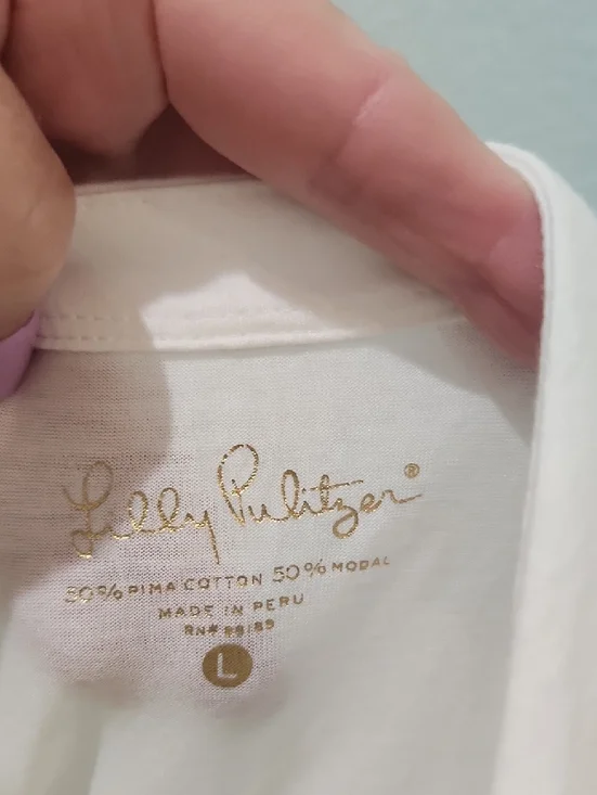 Lilly Pulitzer White Ruffle V-Neck Camisole - Picture 2 of 2